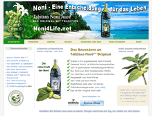 Tablet Screenshot of noni4life.net